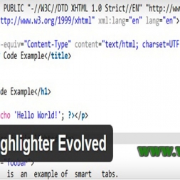 افزونه SyntaxHighlighter Evolved نمایش کدها در وردپرس
