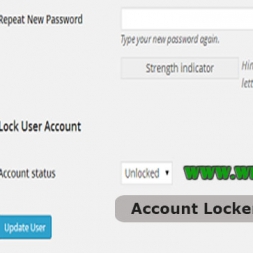 افزونه Account Locker Lite بستن حساب کاربری در وردپرس