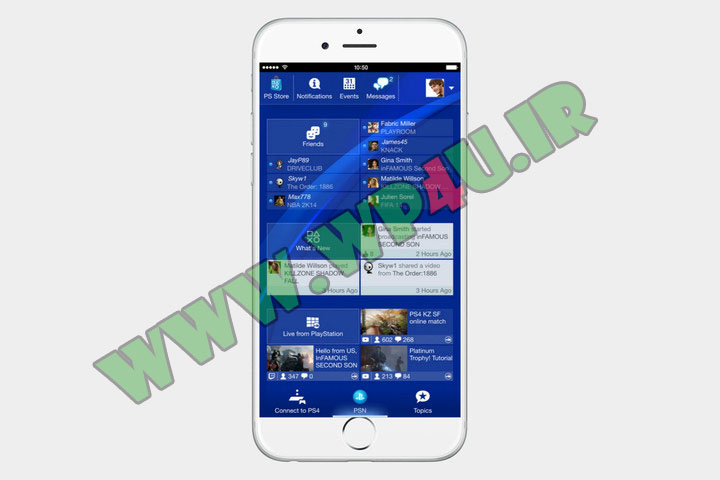 وصل کردن گوشی هوشمند یا تبلت به PS4