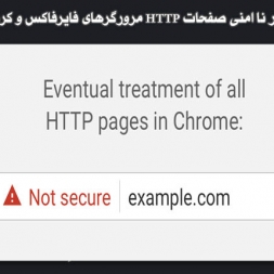 هشدار ناامنی صفحات HTTP مرورگرهای فایرفاکس و کروم