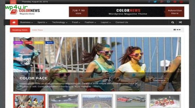 پوسته خبری ColorNews