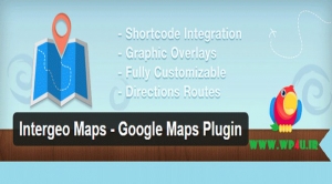 افزونه نقشه گوگل Intergeo Maps