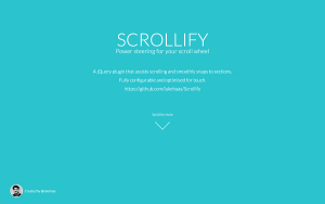 پلاگین Scrollify جی کوئری