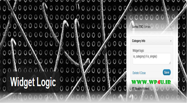 افزونه Widget Logic