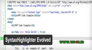 افزونه SyntaxHighlighter Evolved