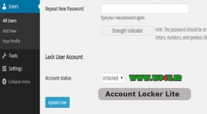 افزونه Account Locker Lite