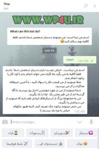 ربات تینا