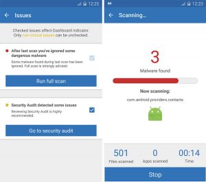 Malwarebytes پاکسازی بدافزارهای اندروید
