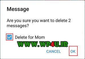 آموزش حذف دو طرفه پیام در تلگرام