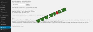 افزونه PBP Increase upload limit