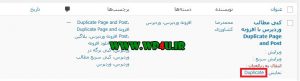افزونه Duplicate Page and Post