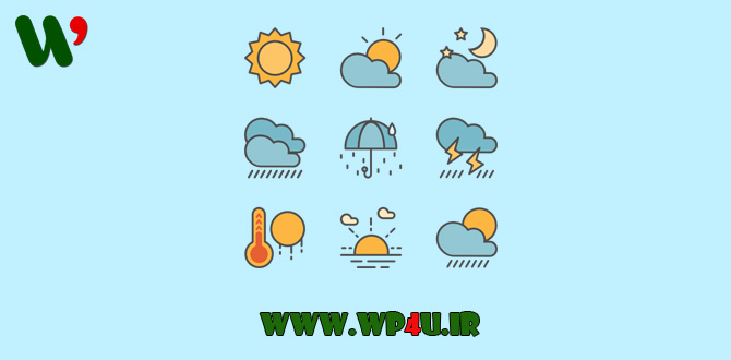 پیش بینی وضع هوا در وردپرس