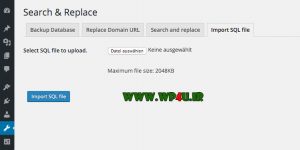 کار با افزونه Search and Replace