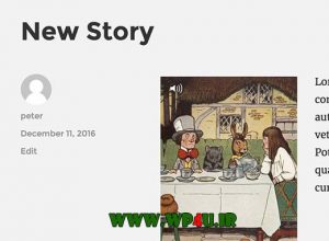 کار با افزونه Audio Story Images