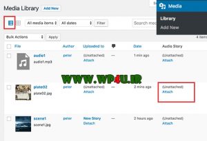 کار با افزونه Audio Story Images