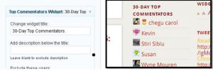 افزونه Top Commentators Widget