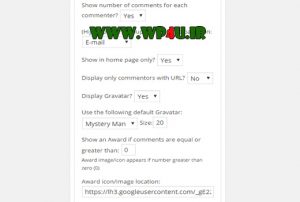 پلاگین Top Commentators Widget