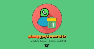 آموزش حذف حساب کاربری واتساپ